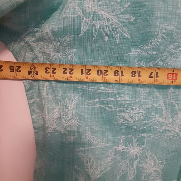 Haggar Men’s XL Short Sleeve Button-Down Island Ease Stretch Shirt Hawaiian EUC - Picture 9 of 10